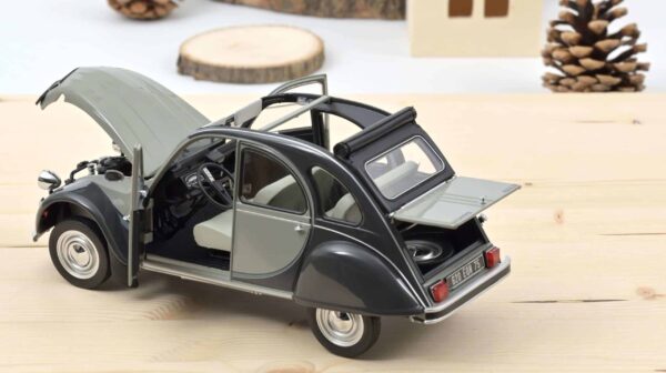 Norev - 1:18 Citroen 2CV Charleston 1983 Cormoran and Nocturne Grey