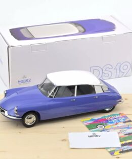 Norev 121569 1:12 Citroen DS 19 Blue White 1959 Diecast Model