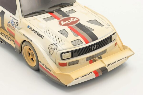 CMR 1:18 Audi Sport Quattro S1 No.1 Walter Rohrl Winner Pikes Peak 1987 Dirty Version - Diecast Model 13 CMR 1:18 Audi Sport Quattro S1 No.1 Walter Rohrl Winner Pikes Peak 1987 Dirty Version - Diecast Model