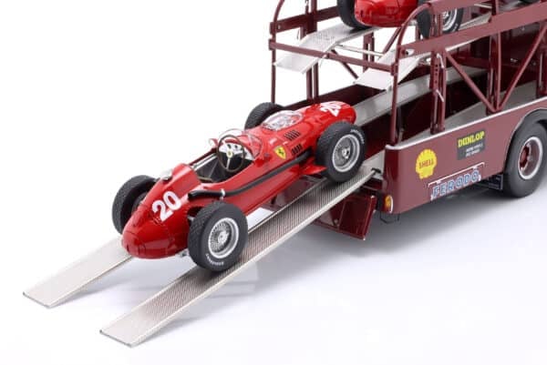 CMR - 1:18 Fiat 642 RN2 Bartoletti Ferrari Race Car Transporter 1959 - Diecast Model