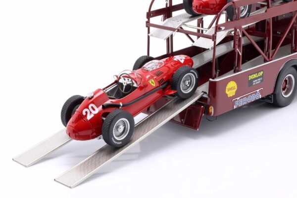 CMR - 1:18 Fiat 642 RN2 Bartoletti Ferrari Race Car Transporter 1959 - Diecast Model 24 CMR - 1:18 Fiat 642 RN2 Bartoletti Ferrari Race Car Transporter 1959 - Diecast Model