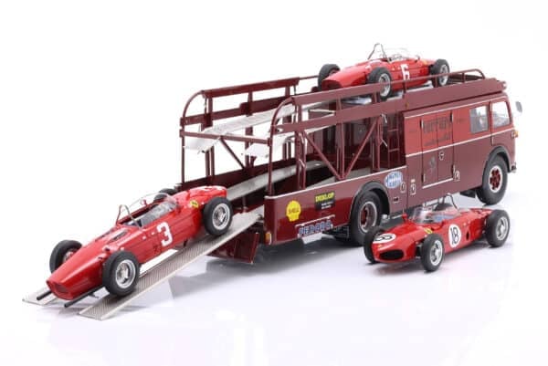 CMR - 1:18 Fiat 642 RN2 Bartoletti Ferrari Race Car Transporter 1959 - Diecast Model