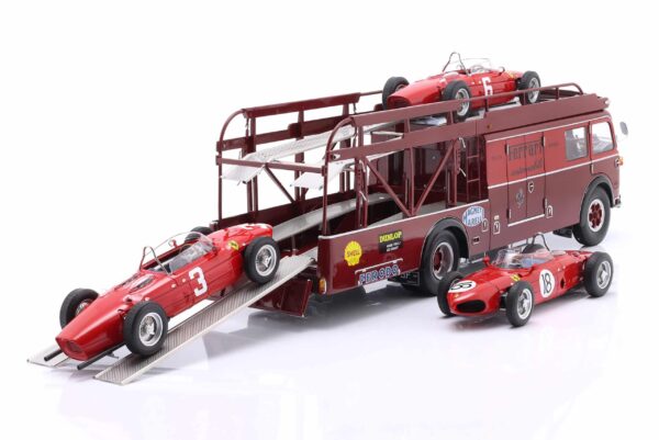 CMR - 1:18 Fiat 642 RN2 Bartoletti Ferrari Race Car Transporter 1959 - Diecast Model 26 CMR - 1:18 Fiat 642 RN2 Bartoletti Ferrari Race Car Transporter 1959 - Diecast Model