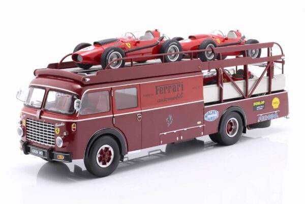 CMR - 1:18 Fiat 642 RN2 Bartoletti Ferrari Race Car Transporter 1959 - Diecast Model 21 CMR - 1:18 Fiat 642 RN2 Bartoletti Ferrari Race Car Transporter 1959 - Diecast Model