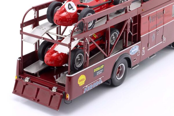 CMR - 1:18 Fiat 642 RN2 Bartoletti Ferrari Race Car Transporter 1959 - Diecast Model 23 CMR - 1:18 Fiat 642 RN2 Bartoletti Ferrari Race Car Transporter 1959 - Diecast Model