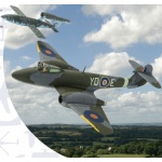 Corgi - 1:72 Gloster Meteor F.1 - EE216/YQ-E- T.D. Dixie' Dean RAF No.616 Sqd and Fieseler