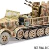 Sdkfz 7 Artillery Tractor Tunisia 1943
