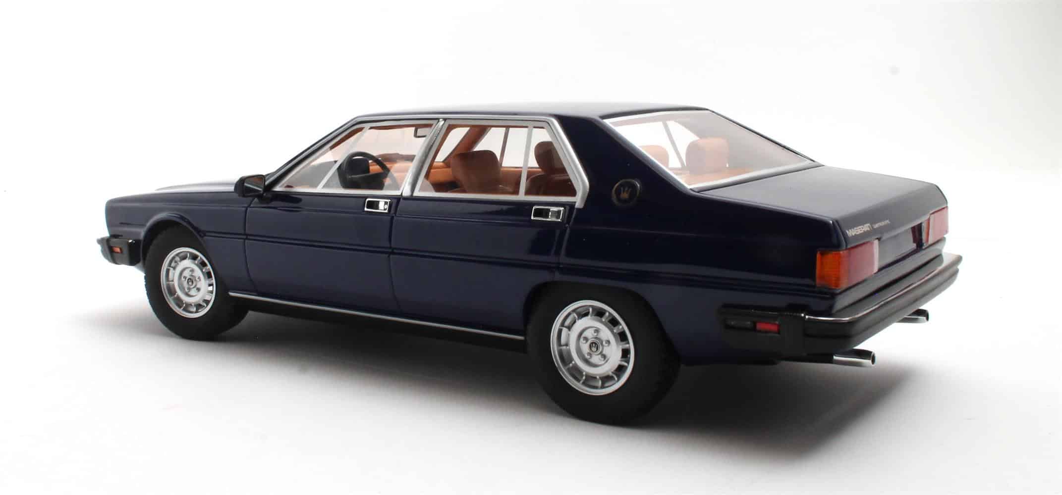 Cult Scale 1:18 Maserati Quattroporte III Blue 1979-1985 (CML159-3) Limited Edition Resin Model 8 Cult Scale 1:18 Maserati Quattroporte III Blue 1979-1985 (CML159-3) Limited Edition Resin Model - Image 8