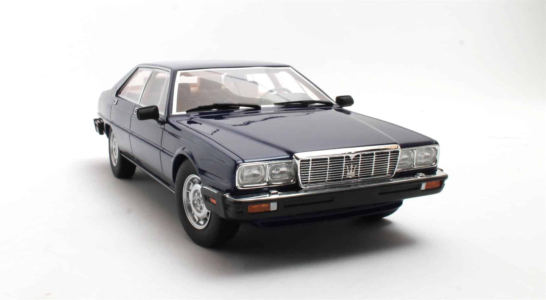 Cult Scale 1:18 Maserati Quattroporte III Blue 1979-1985 (CML159-3) Limited Edition Resin Model 4 Cult Scale 1:18 Maserati Quattroporte III Blue 1979-1985 (CML159-3) Limited Edition Resin Model - Image 4