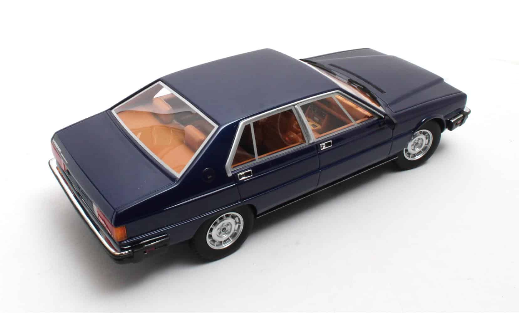 Cult Scale 1:18 Maserati Quattroporte III Blue 1979-1985 (CML159-3) Limited Edition Resin Model 3 Cult Scale 1:18 Maserati Quattroporte III Blue 1979-1985 (CML159-3) Limited Edition Resin Model - Image 3