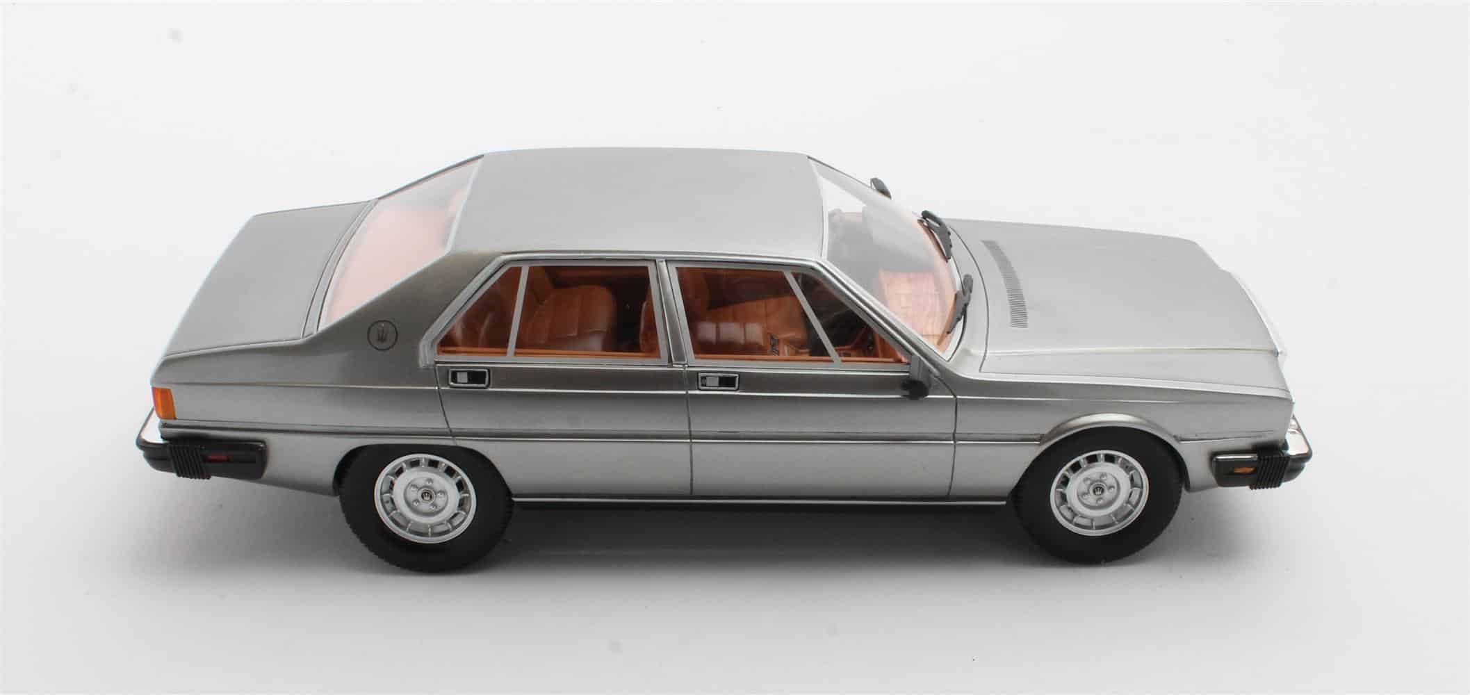 Cult Scale 1:18 Maserati Quattroporte III Silver 1979-1985 (CML159-1) Limited Edition Resin Model 4 Cult Scale 1:18 Maserati Quattroporte III Silver 1979-1985 (CML159-1) Limited Edition Resin Model - Image 4