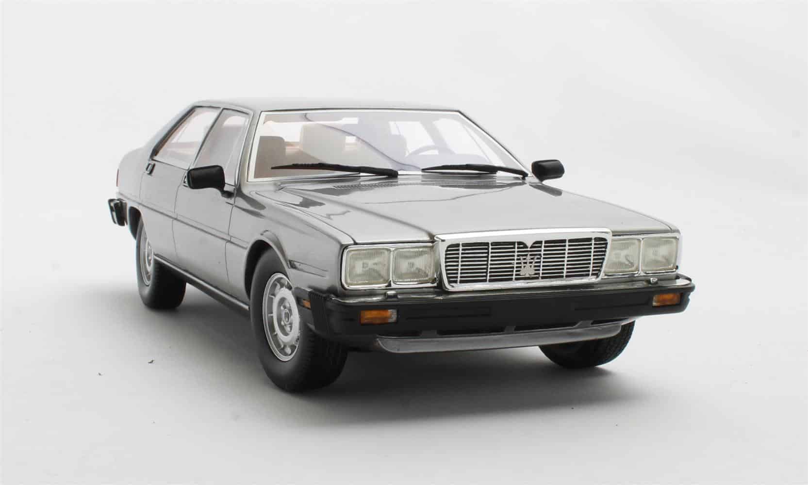 Cult Scale 1:18 Maserati Quattroporte III Silver 1979-1985 (CML159-1) Limited Edition Resin Model 3 Cult Scale 1:18 Maserati Quattroporte III Silver 1979-1985 (CML159-1) Limited Edition Resin Model - Image 3