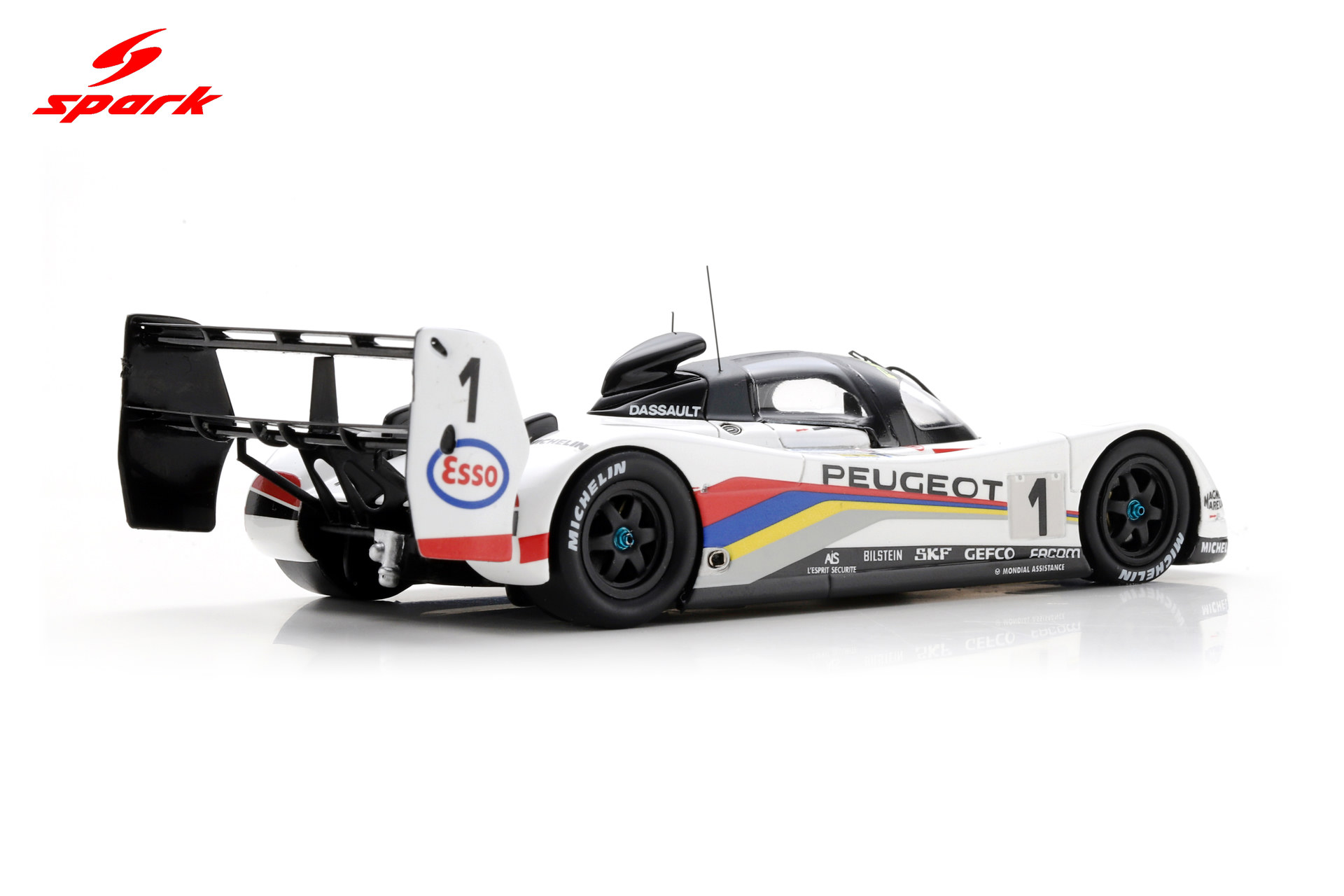 Spark 1:43 Peugeot 905 No.1 Winner 24H Le Mans 1992 M. Blundell - Y. Dalmas - D. Warwick (43LM92) Resin Model 10 Spark 1:43 Peugeot 905 No.1 Winner 24H Le Mans 1992 M. Blundell - Y. Dalmas - D. Warwick (43LM92) Resin Model - Image 10
