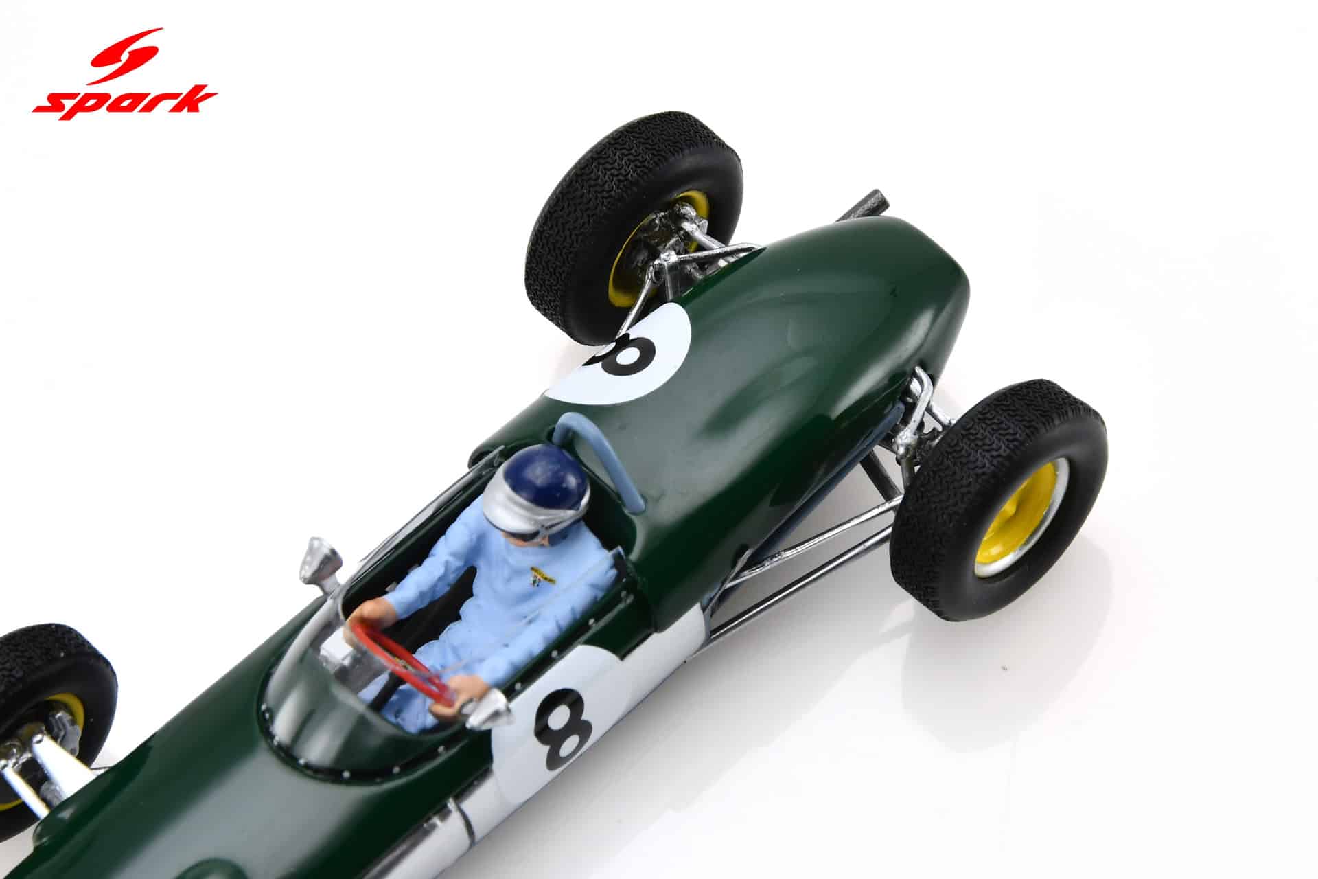 Spark - 1:43 Lotus 21 No.8 3rd Dutch GP 1961 Jim Clark - Resin Model 10 Spark 1:43 Lotus 21 No.8 3rd French GP 1961 Jim Clark (S7119) Resin Model