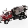 Diecast Masters - 1:50 Western Star 4700SF Concrete Mixer Red/ Gunmetal