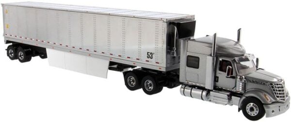 Diecast Masters - 1:50 International Lonestar Sleeper (Grey) with 53' Refrigerated Van