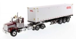 Diecast Masters - 1:50 Western Star 4900 SF Day Cab Tandem Tractor with 40' Dry Goods Sea Container