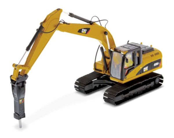 Diecast Masters - 1:50 Cat 320D L Hydraulic Excavator with Hammer