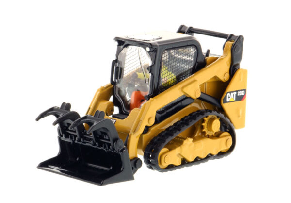 Diecast Masters - 1:50 Cat 259D Skid Steer with 3 Removable Attachments