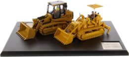 Diecast Masters - 1:50 Cat 977D Traxcavator (1955-1960) + 963K Track Loader (present day)
