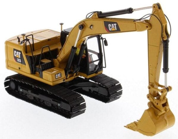 Diecast Masters - 1:50 Cat 323 Hydraulic Excavator Next Gen (Including 4 Work Tools)