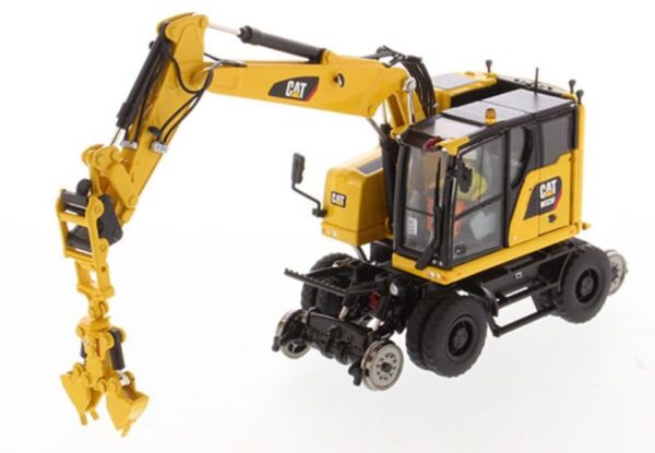 Diecast Masters - 1:50 Cat M323F Railroad Wheeled Excavator (Safety?Yellow)