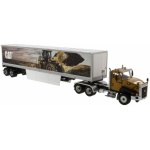 Diecast Masters - 1:50 Cat CT660 with Cat Mural Trailers