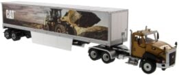 Diecast Masters - 1:50 Cat CT660 with Cat Mural Trailers