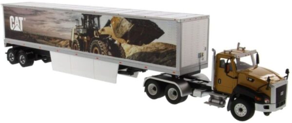 Diecast Masters - 1:50 Cat CT660 with Cat Mural Trailers