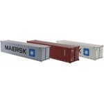 Diecast Masters - 1:50 Dry Goods Sea Container (Grey-Maersk) 40'