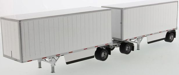 Diecast Masters - 1:50 Wabash National 28' Pup Trailers w/Dolly Transport Series