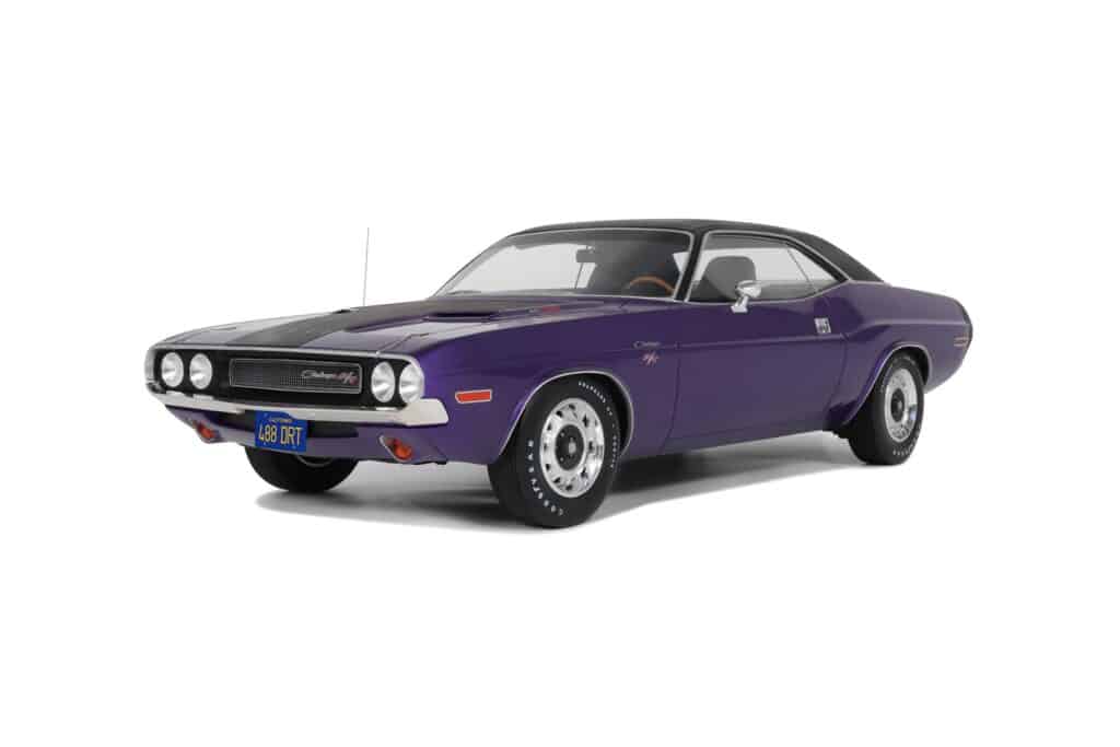 Latest arrivals at model-universe.com include Ford Mustang GT's by KK Scale, McLaren F1's by LCD, the large scale Lancia Stratos by Otto, and much more ... 15 Otto Mobile - 1:12 Dodge Challenger R/T Plum Crazy 1970 - Limited Edition Resin Model