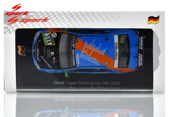Spark - 1:43 Dacia Logan No.300 Ollis Garage Racing 24h Nurburgring 2025 - O.Kriese, G.Starck, M.Kaffka - Limited Edition Resin Model 12 Spark 1:43 Dacia Logan No.300 Ollis Garage Racing 24H Nürburgring 2025 O. Kriese - G. Starck - M. Kaffka Limited 300 (SG1017) Resin Model