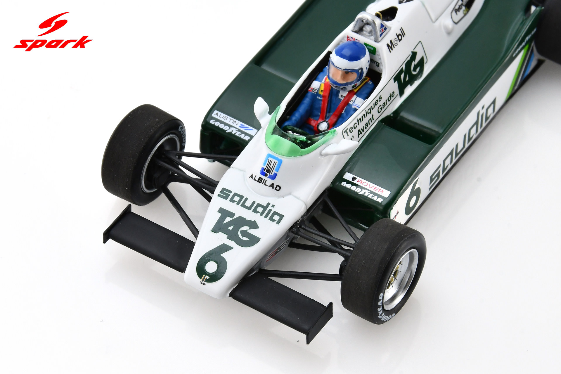 Spark 1:43 Williams FW08 No.6 Winner Swiss GP 1982 Keke Rosberg (S7498) Resin Model 11 Spark 1:43 Williams FW08 No.6 Winner Swiss GP 1982 Keke Rosberg (S7498) Resin Model - Image 11