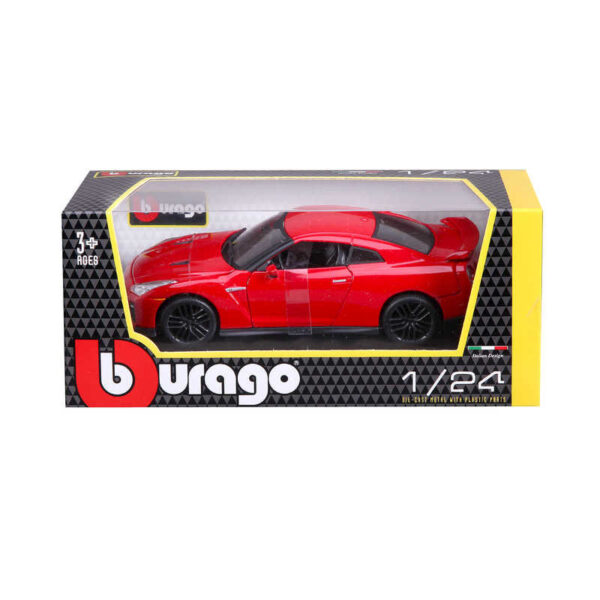 Bburago - 1:24 Nissan Gt-R 2017 Red