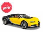 Maisto 1:24 Bugatti Chiron Yellow Diecast Model