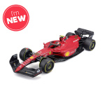 1:18 F1 2022 Ferrari F1-75 Sainz with Helmet
