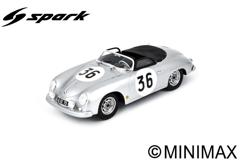 Spark 1:18 Porsche 356 Speedster #36 24h Le Mans 1957 M.Stoline, R.Bourel (18S677)