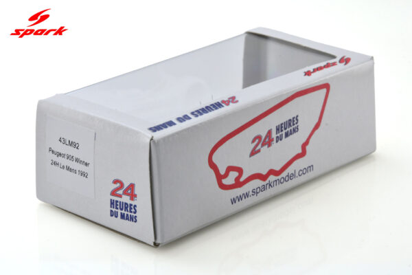 Spark 1:43 Peugeot 905 No.1 Winner 24H Le Mans 1992 M. Blundell - Y. Dalmas - D. Warwick (43LM92) Resin Model 15 Spark 1:43 Peugeot 905 No.1 Winner 24H Le Mans 1992 M. Blundell - Y. Dalmas - D. Warwick (43LM92) Resin Model