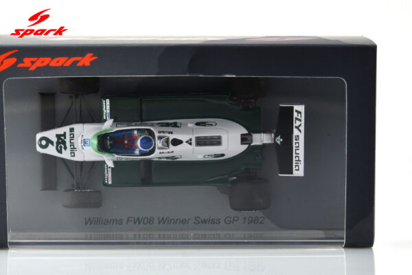 Spark 1:43 Williams FW08 No.6 Winner Swiss GP 1982 Keke Rosberg (S7498) Resin Model 18 Spark 1:43 Williams FW08 No.6 Winner Swiss GP 1982 Keke Rosberg (S7498) Resin Model