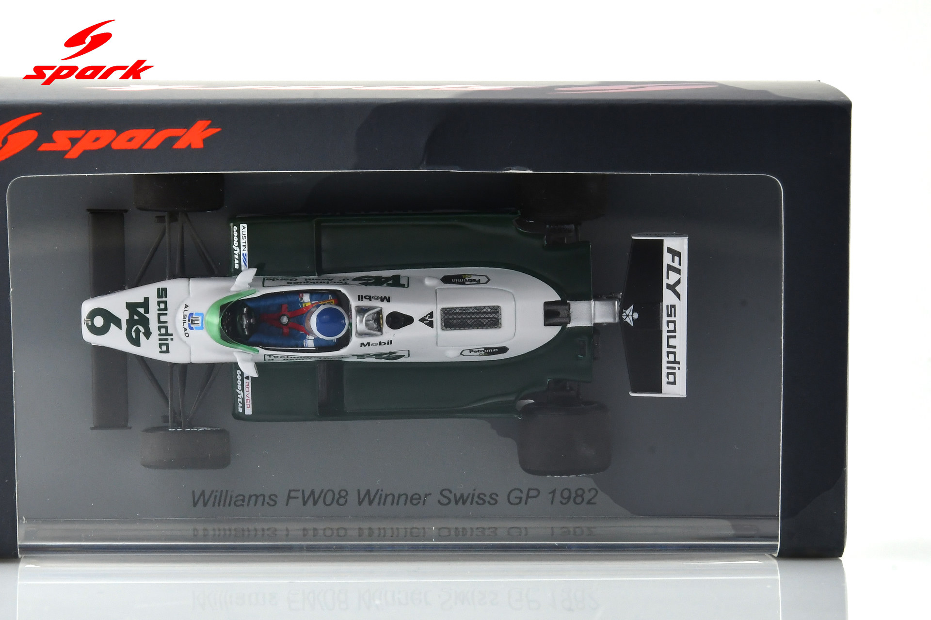 Spark 1:43 Williams FW08 No.6 Winner Swiss GP 1982 Keke Rosberg (S7498) Resin Model 7 Spark 1:43 Williams FW08 No.6 Winner Swiss GP 1982 Keke Rosberg (S7498) Resin Model - Image 7