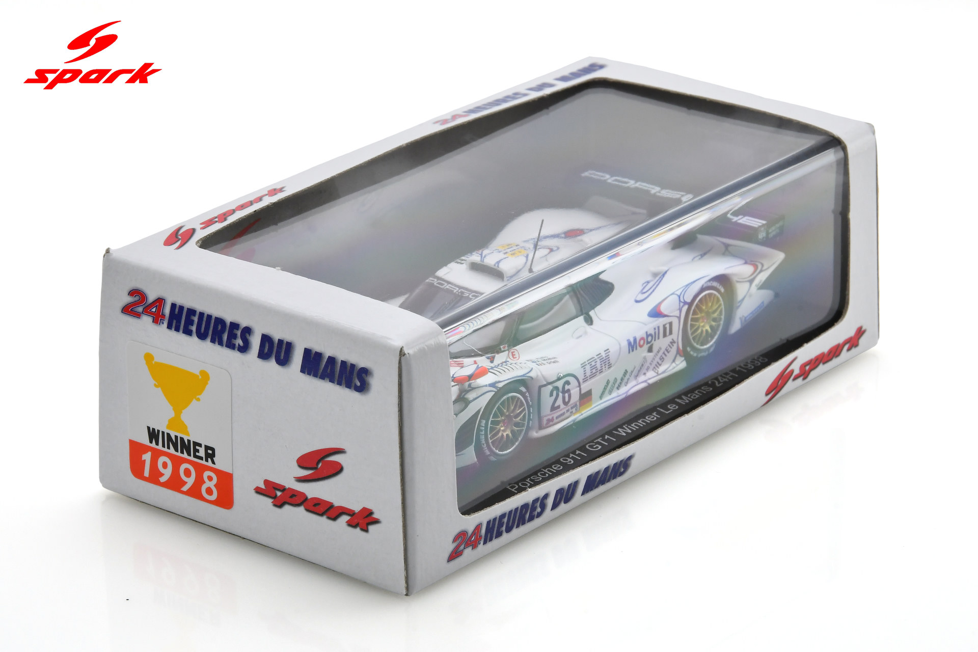 Spark 1:43 Porsche 911 GT1 No.26 Winner 24H Le Mans 1998 A. McNish - L. Aïello - S. Ortelli (43LM98) Resin Model 3 Spark 1:43 Porsche 911 GT1 No.26 Winner 24H Le Mans 1998 A. McNish - L. Aïello - S. Ortelli (43LM98) Resin Model - Image 3