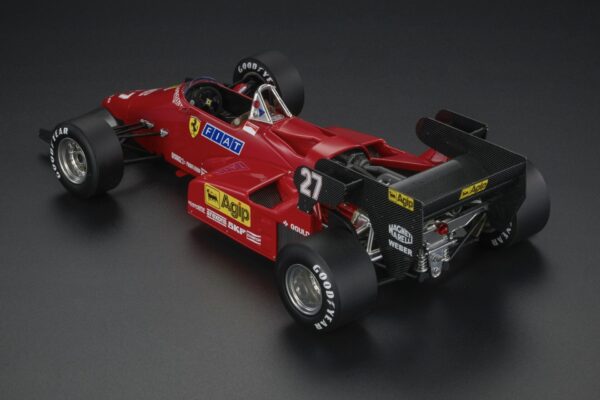 gp replicas - 1:18 ferrari 126c4m (1984) #27 m. alboreto 2nd italy gp monza 1984