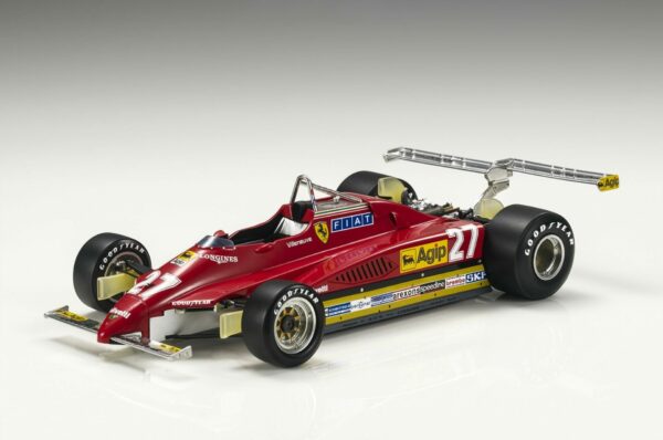 gp replicas - 1:18 ferrari 126 c2 #27 gilles villeneuve long beach gp 1982