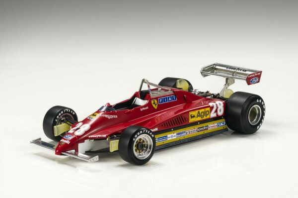 gp replicas - 1:18 ferrari 126 c2 #28 didier pironi 1982