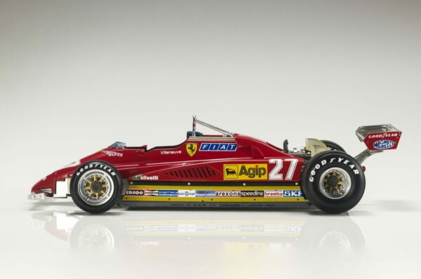 gp replicas - 1:18 ferrari 126 c2 #27 gilles villeneuve 1982