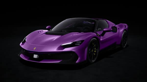 MR Collection 1:18 Ferrari 296 Speciale A Viola Hong Kong (FE049SE2) Limited Edition Resin Model