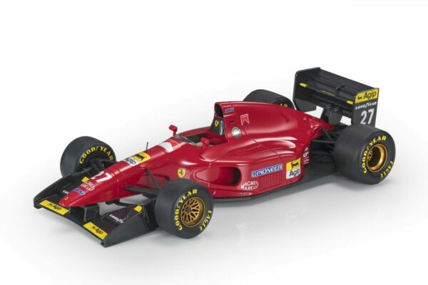 gp replicas - 1:18 ferrari 412 t1 #27 jean alesi 1994