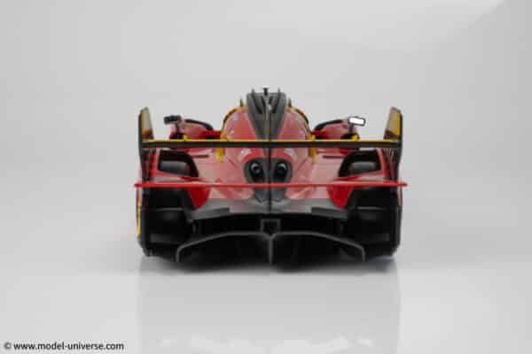 Bburago - 1:18 Ferrari 499P No.50 Winner 24h Le Mans 2024 Fuoco, Molina, Nielsen - Diecast Model with Showcase
