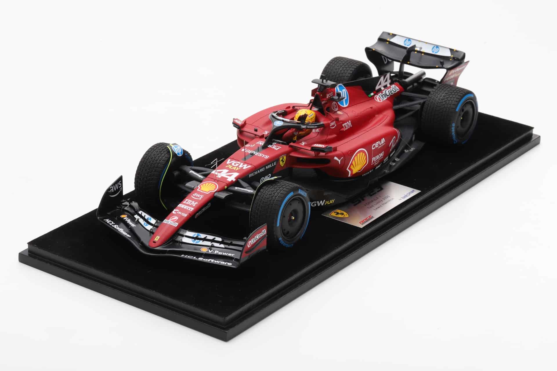 Looksmart - 1:18 Ferrari SF-23 No.44 Lewis Hamilton First Ferrari Test Fiorano 2025 - Resin Model